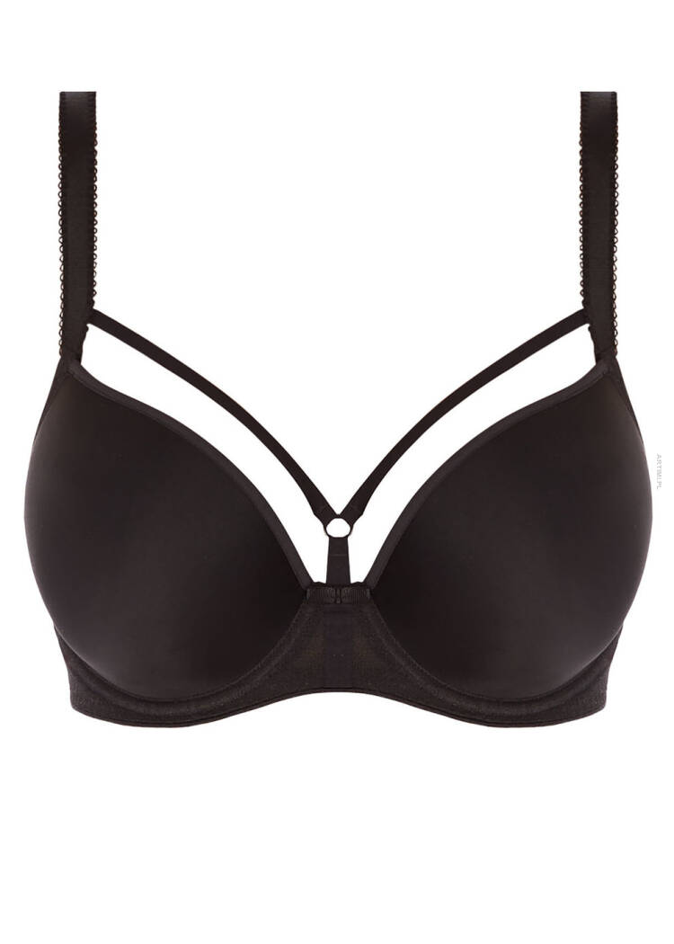 Freya Awakening biustonosz uw moulded plunge bra black