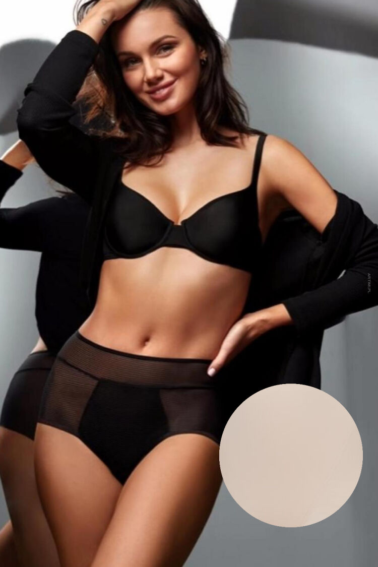 Janira Invisiline wysokie majtki Carey dune beżowe 1030183