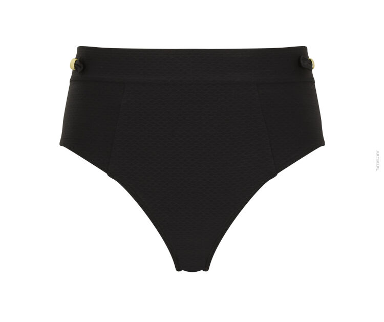 Panache Swim Marianna wysokie majtki kąpielowe czarne 