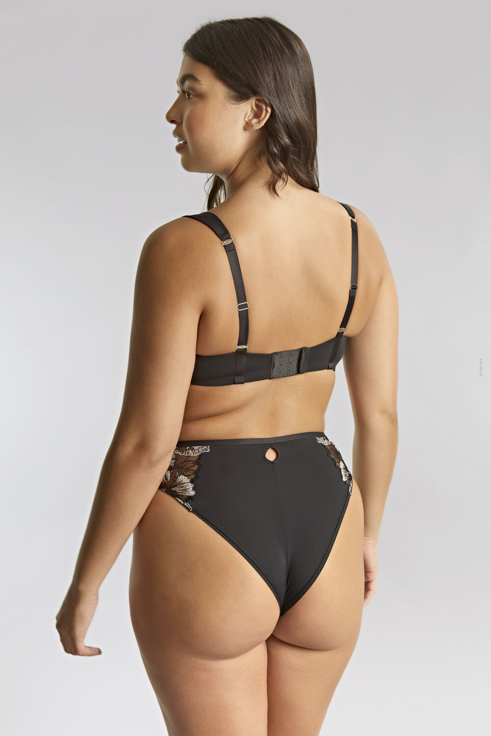 Panache Marlene wysokie majtki brazyliany czarne