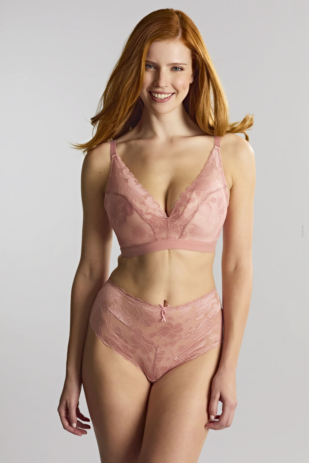 Panache Amour Non Wired Bra Rose Pink biustonosz bez fiszbin