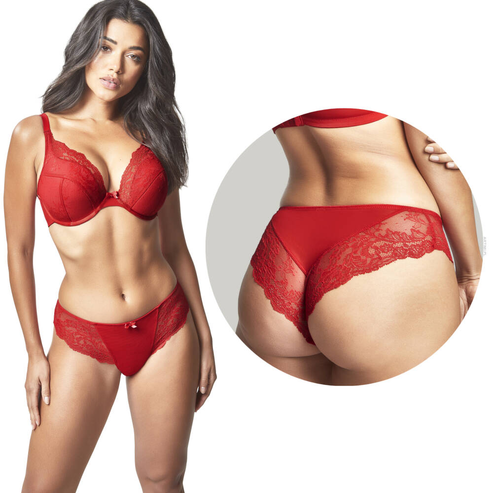 Panache Ana koronkowe brazyliany Salsa Red 9392