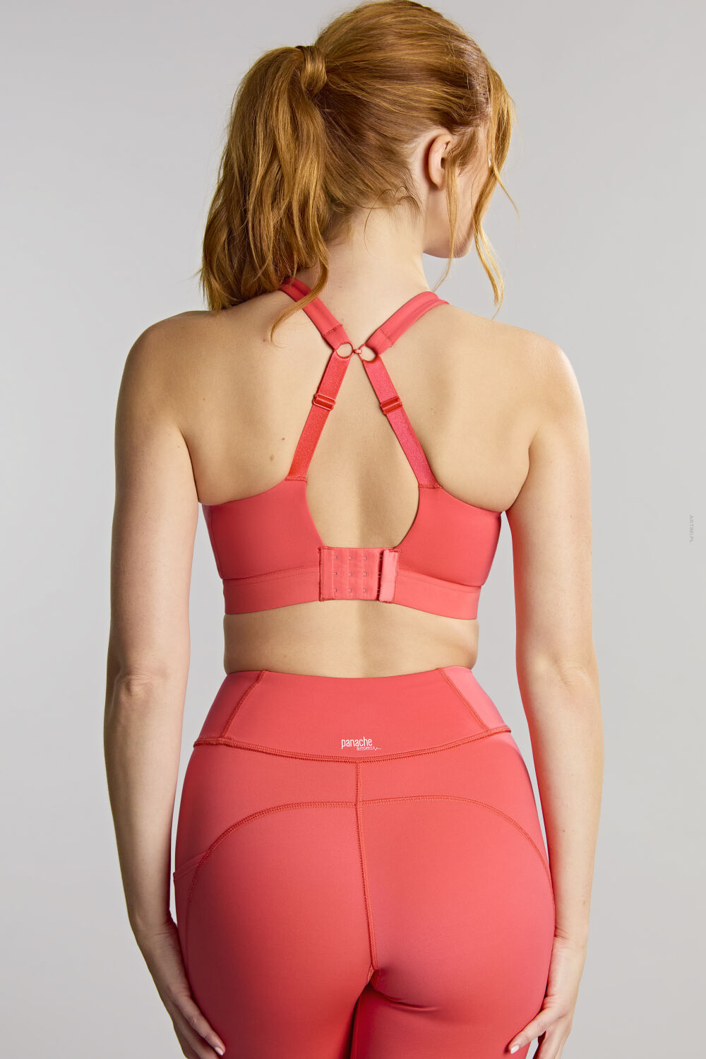 Panache Sport Endurance Wired Sports Grapefruit biustonosz sportowy nieusztywniany