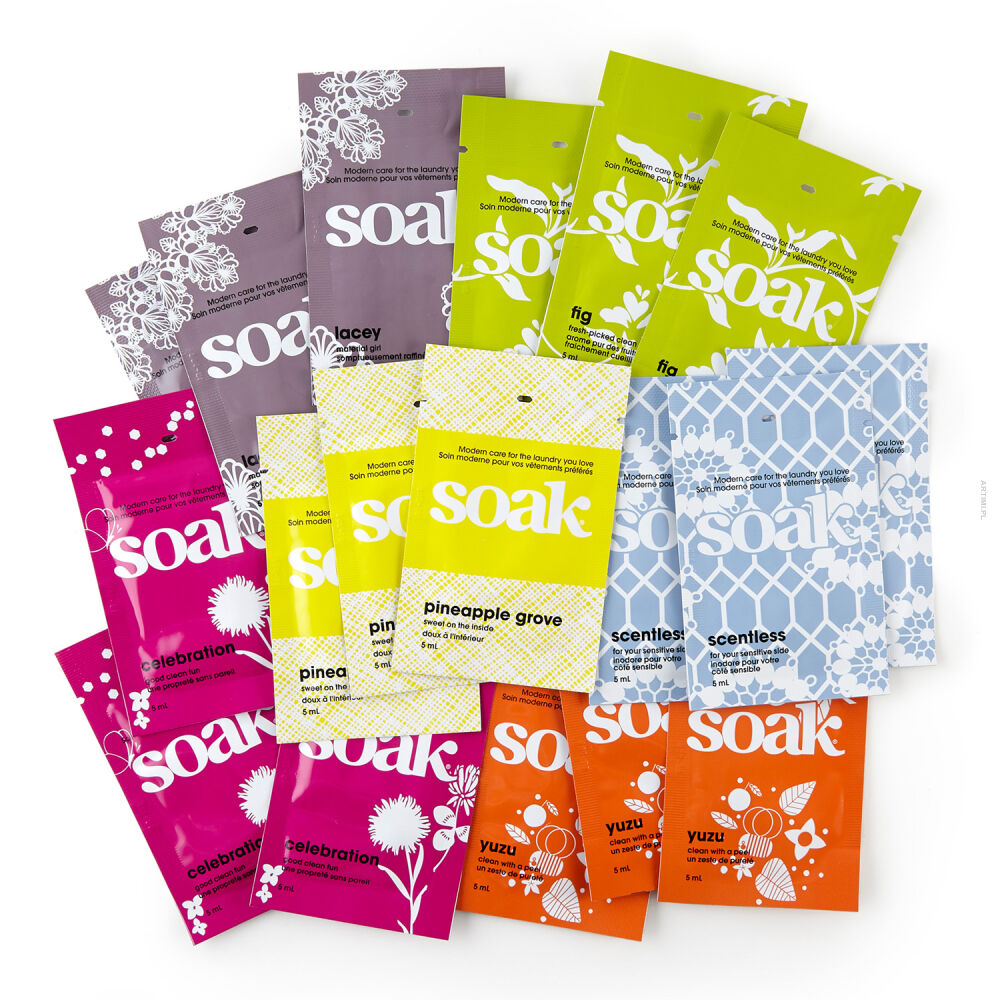 Soak biodegradowalny płyn do prania bielizny i delikatnych tkanin  Lacey 5 ml