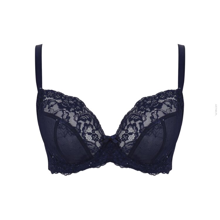 Panache Ana miękki biustonosz plunge midnight sequin