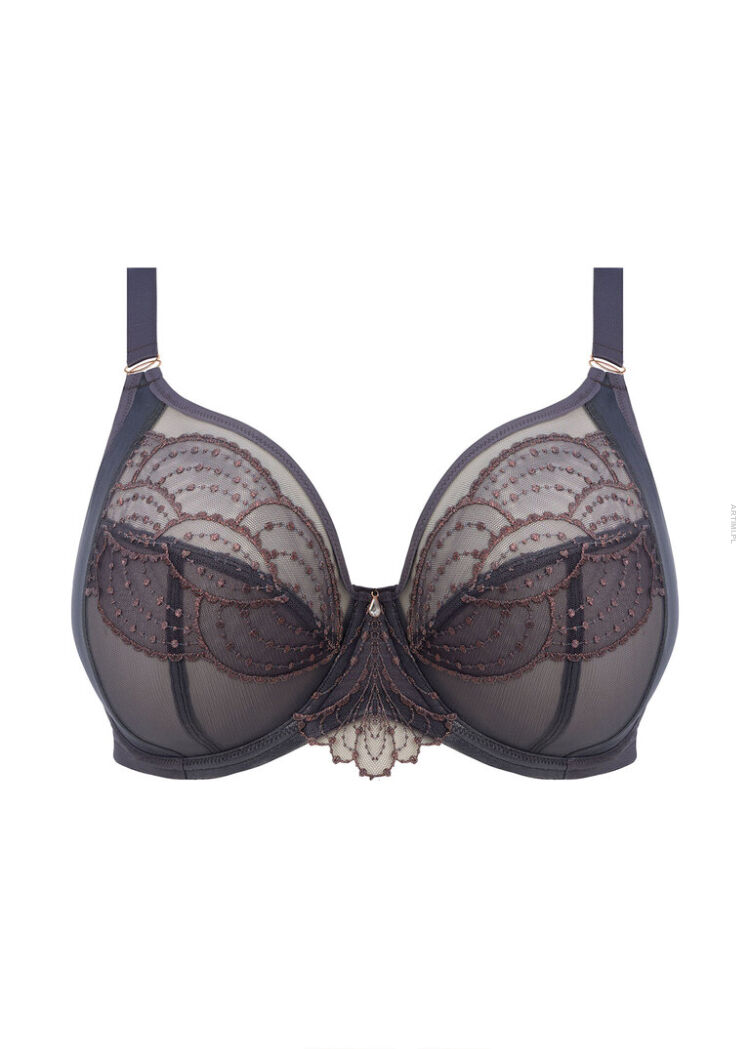 Elomi miękki biustonosz Priya uw plunge bra Storm