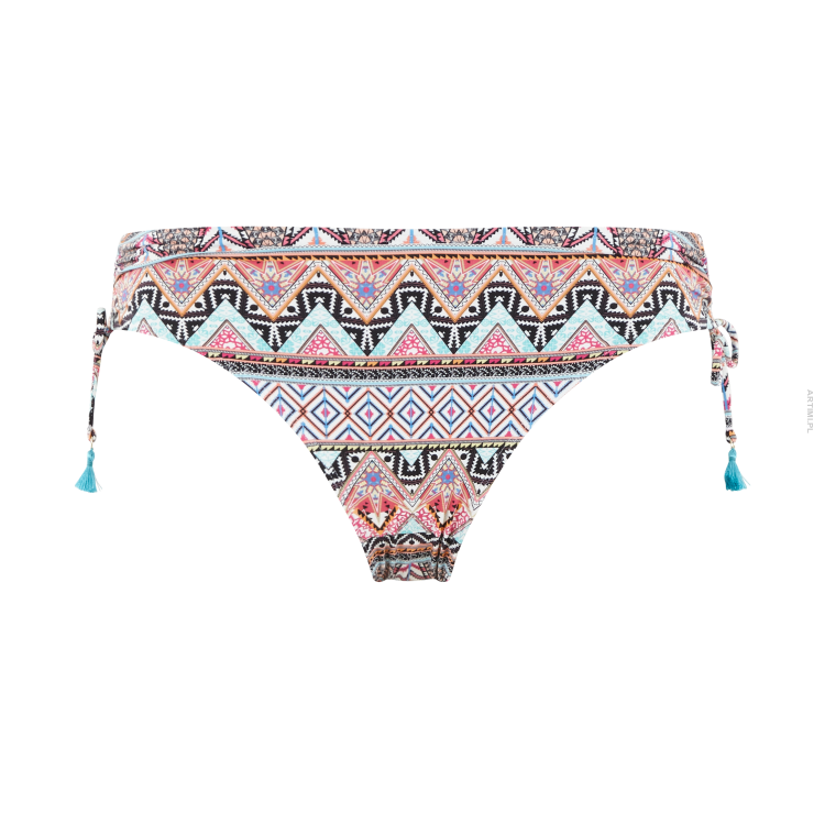 Panache Swim Eclectic Boho klasyczne majtki do stroju kąpielowego regulowane Boho Print
