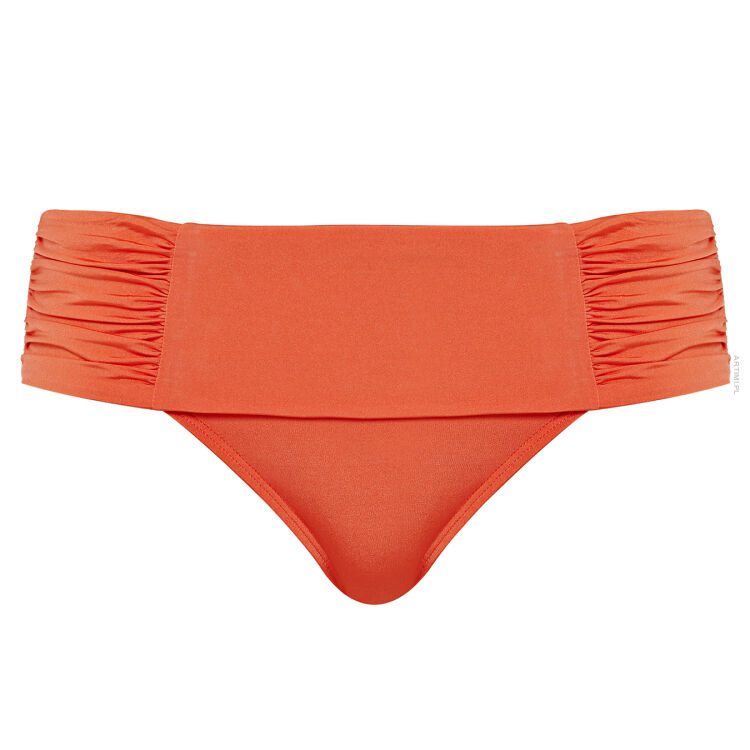Panache Swim Marina majtki wywijanym pasem tangerine