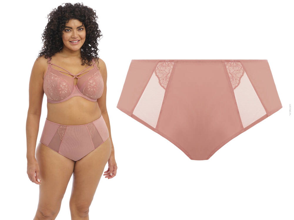 Elomi Brianna full brief figi z wysokim stanem Ash Rose