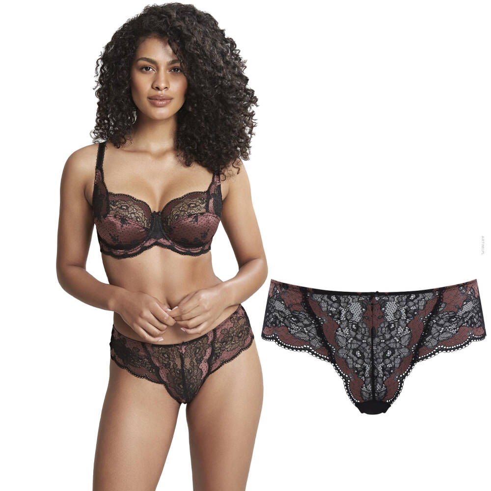 Panache Clara majtki klasyczne black fig