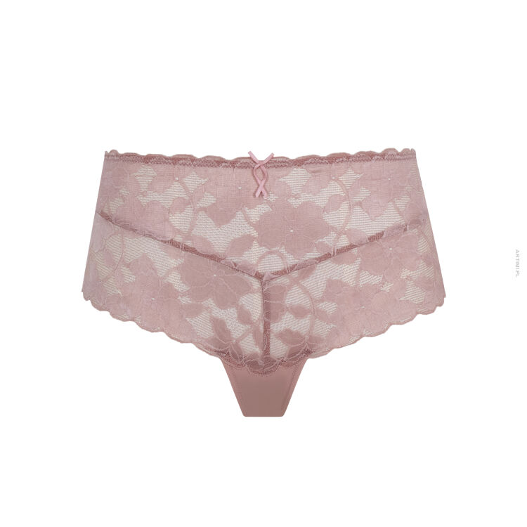 Panache Amour Deep Brief Rose Pink wysokie figi