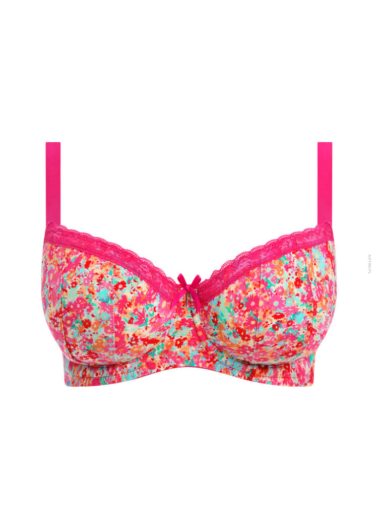 Freya Flirt usztywniany biustonosz half cup Hot Pink