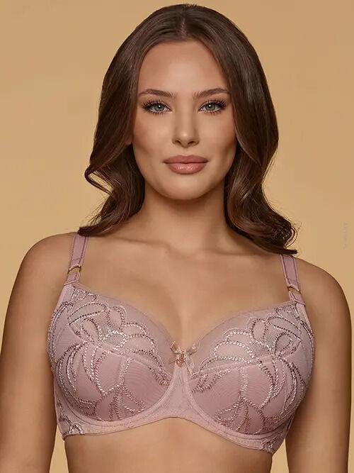 Dalia Quinn K37 biustonosz półusztywniany semi-soft różowy