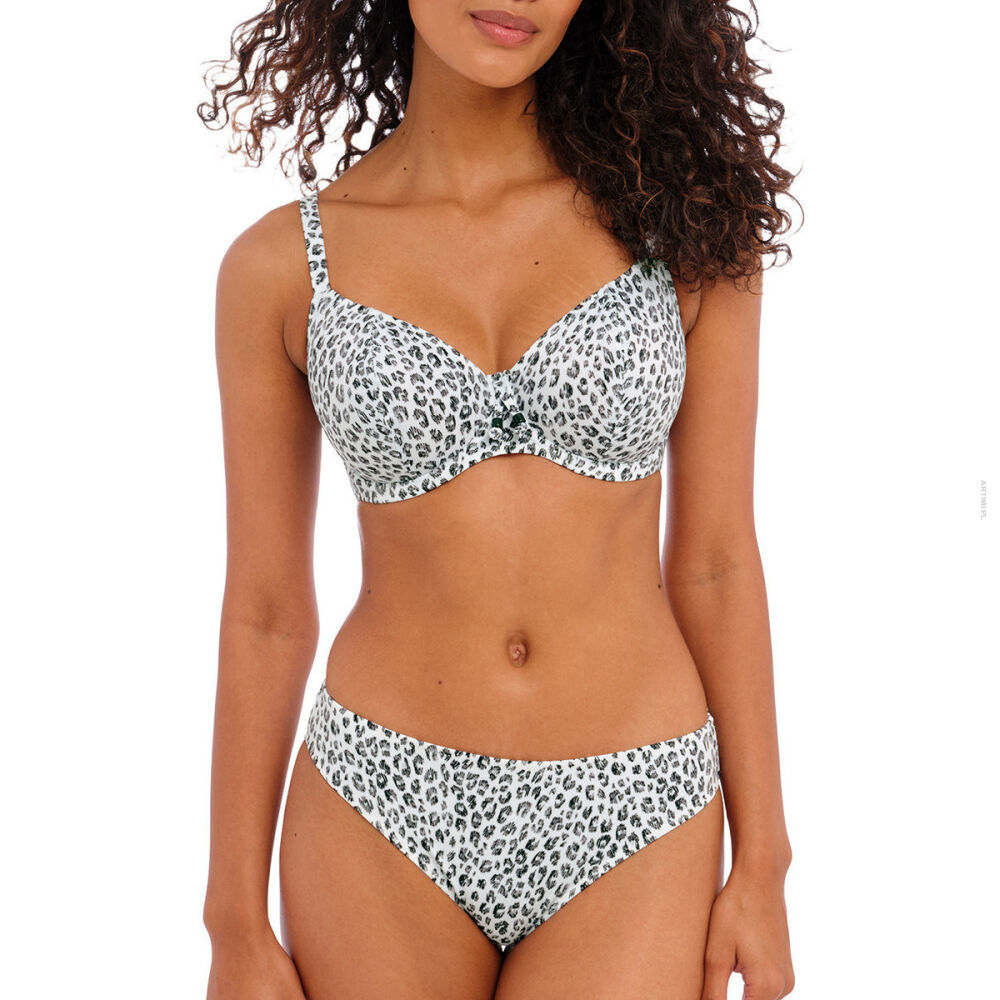 Freya Swim Cala Selva biustonosz kąpielowy plunge Top Leopard