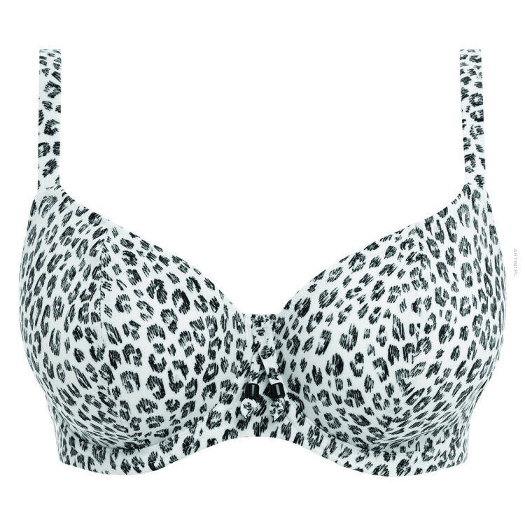 Freya Swim Cala Selva biustonosz kąpielowy plunge Top Leopard