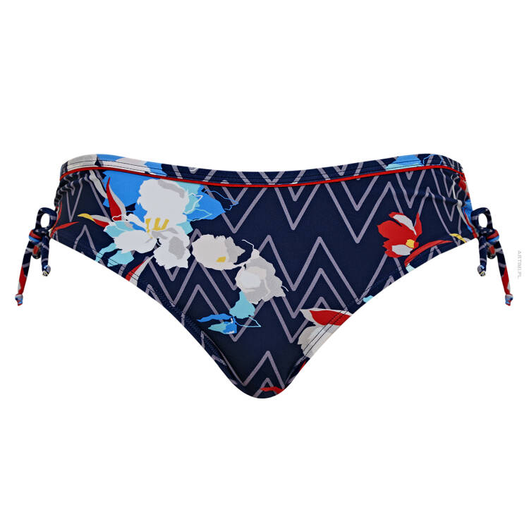 Panache Swim Milano draw side majtki klasyczne zgi zag floral