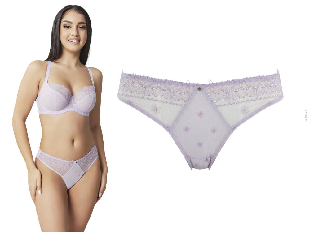 Cleo by Panache Blossom majtki brazyliany lilac