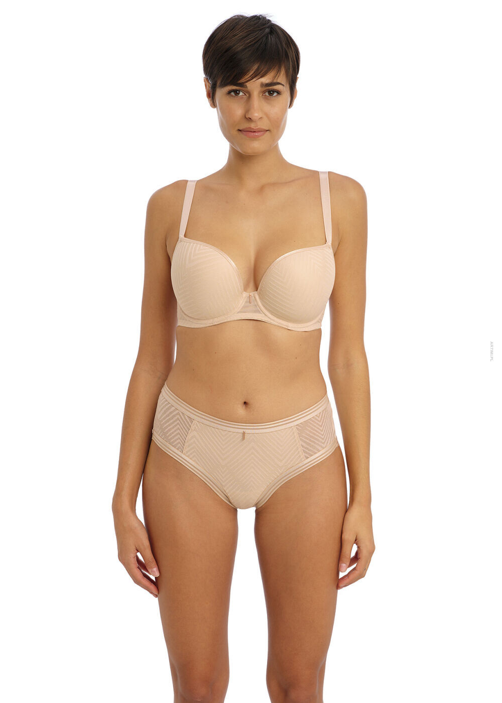 Freya Tailored majtki szorty beżowe