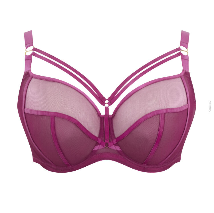 Sculptresse Dionne biustonosz miękki full cup z paseczkami Orchid