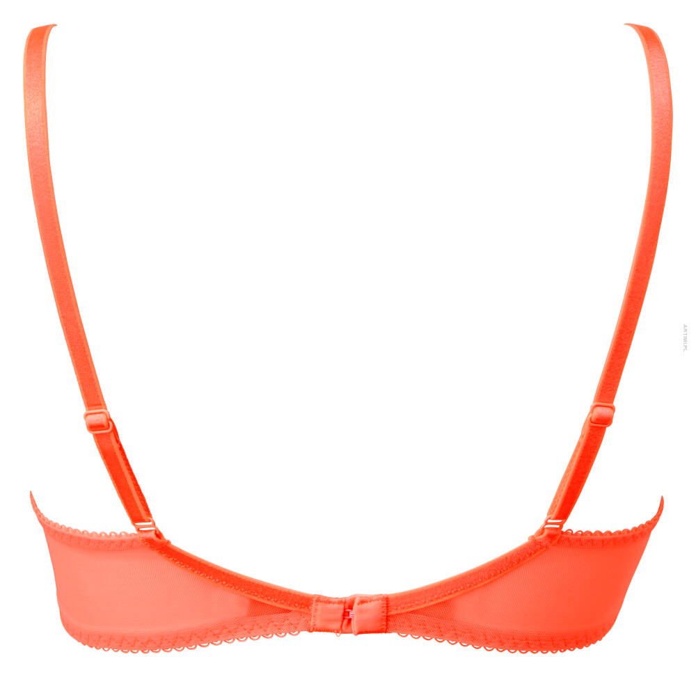 Gossard biustonosz superboost lace plunge bra neon coral