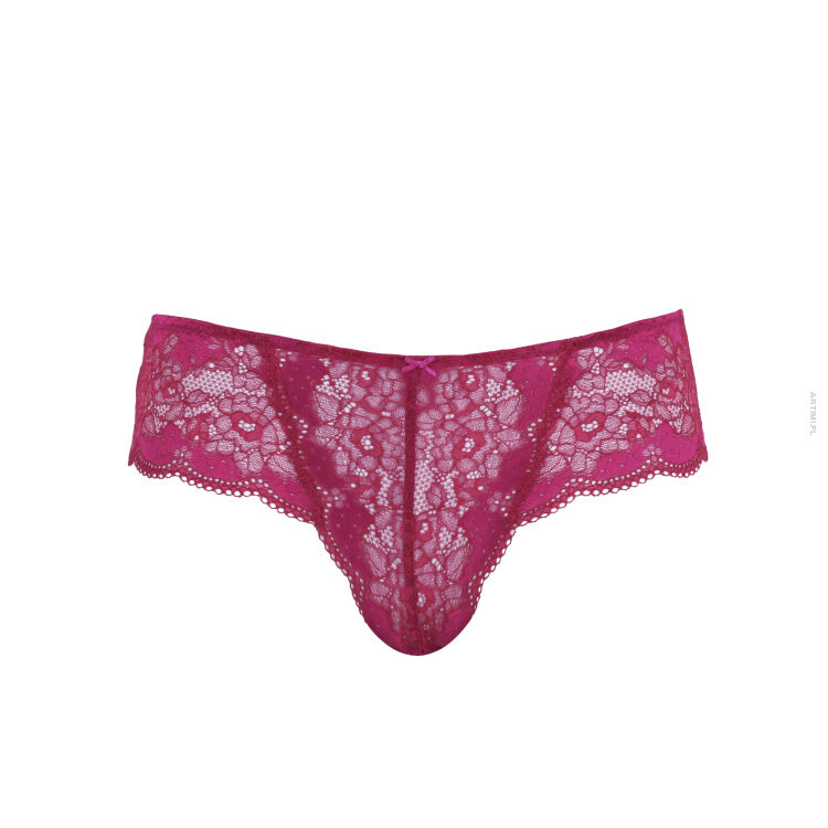 Panache Clara koronkowe majtki Orchid Red