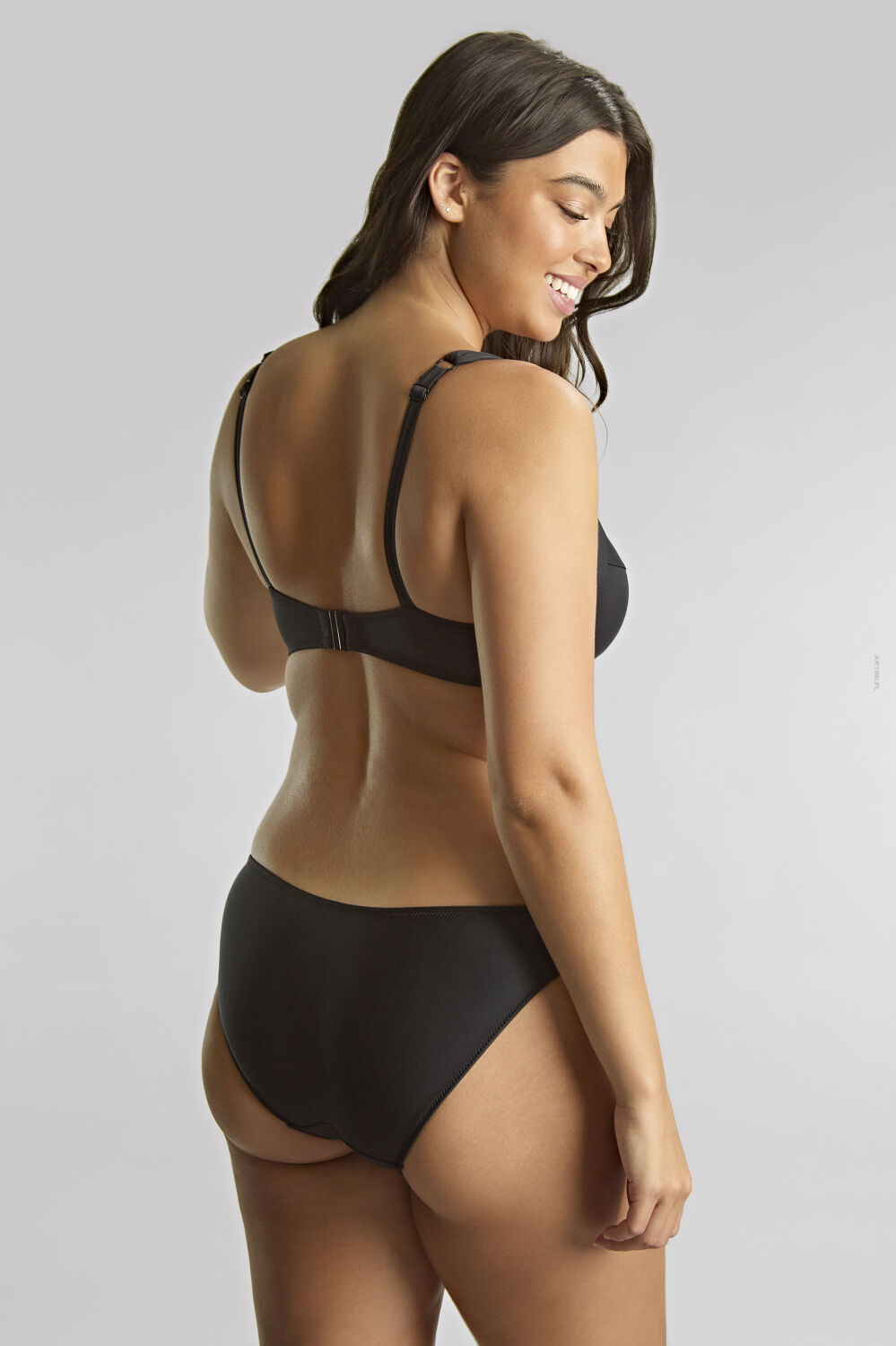 Panache Swim klasyczne majtki kąpielowe Signature Black