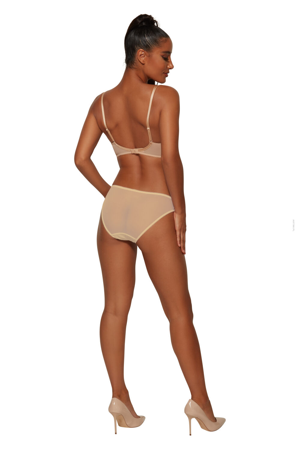 Gossard Superboost Lace T-shirt Bra Nude biustonosz