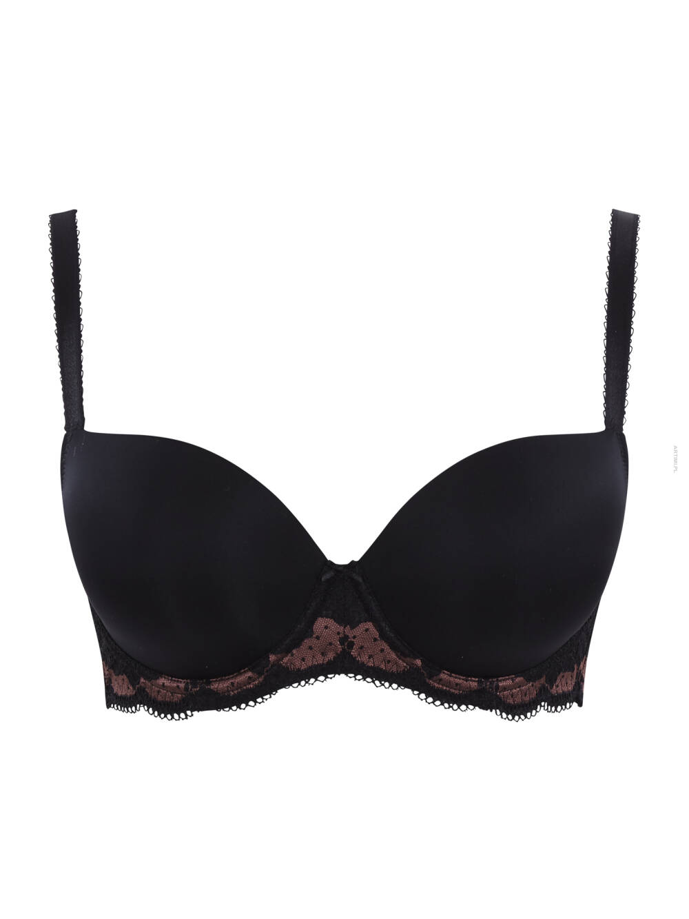 Panache biustonosz sweetheart usztywniany Clara black fig