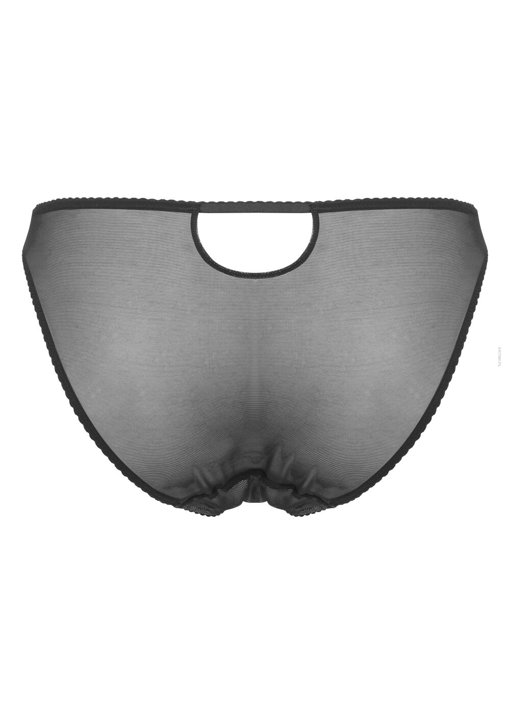 Gossard Shadow Mesh Mini Brief Black Grey figi