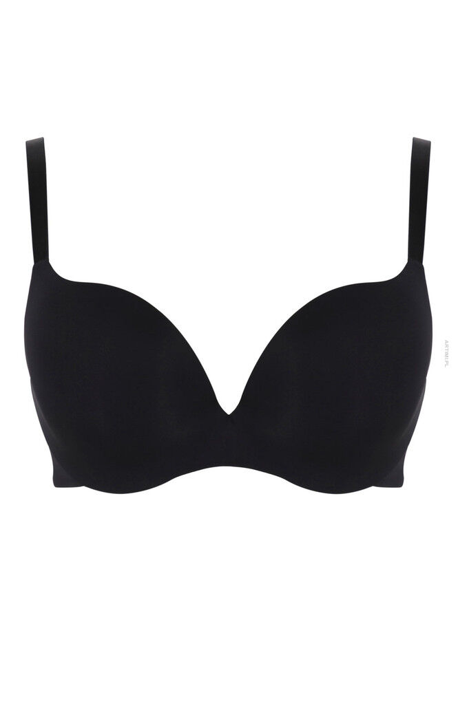 Panache 365 usztywniany biustonosz plunge czarny