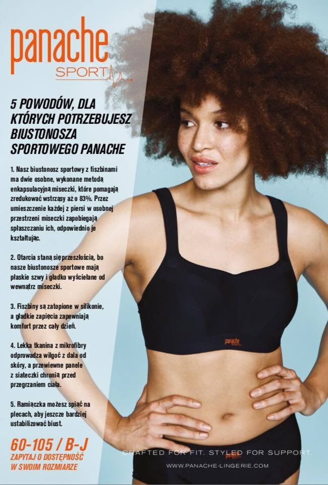 Panache Sport biustonosz sportowy Grey Marl