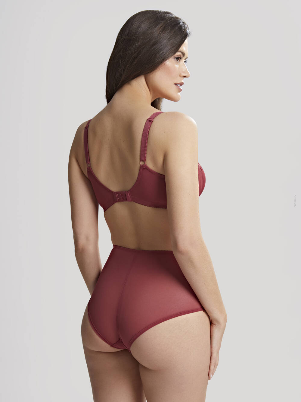 Panache Emilia majtki wysokie Mineral Red