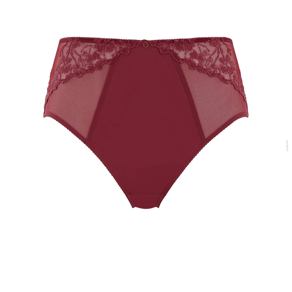 Panache Emilia majtki wysokie Mineral Red