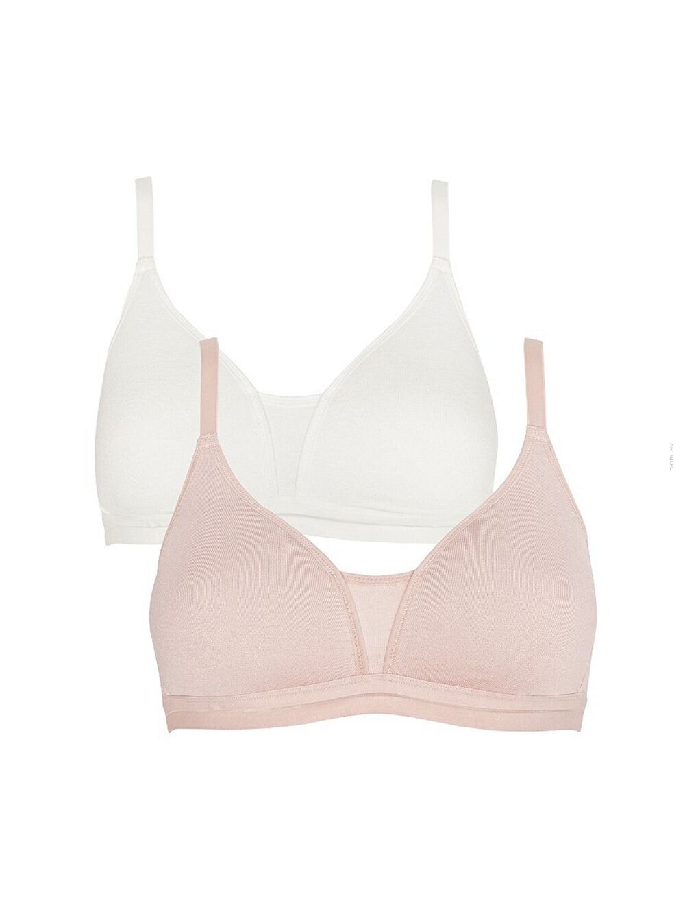 Royce Posie biustonosz bez fiszbin comfort bra 2 pak blush/ivory 
