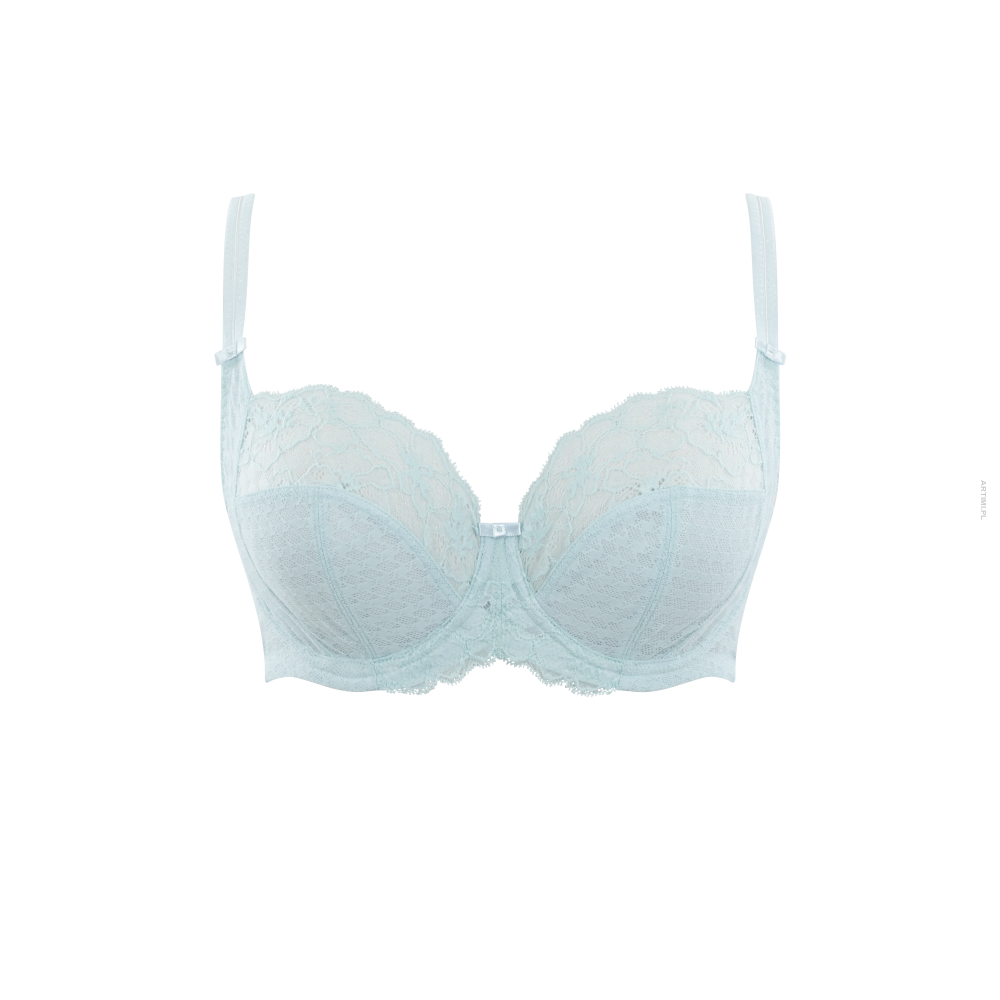 Panache Envy miękki biustonosz balkonowy full cup ice blue 7285