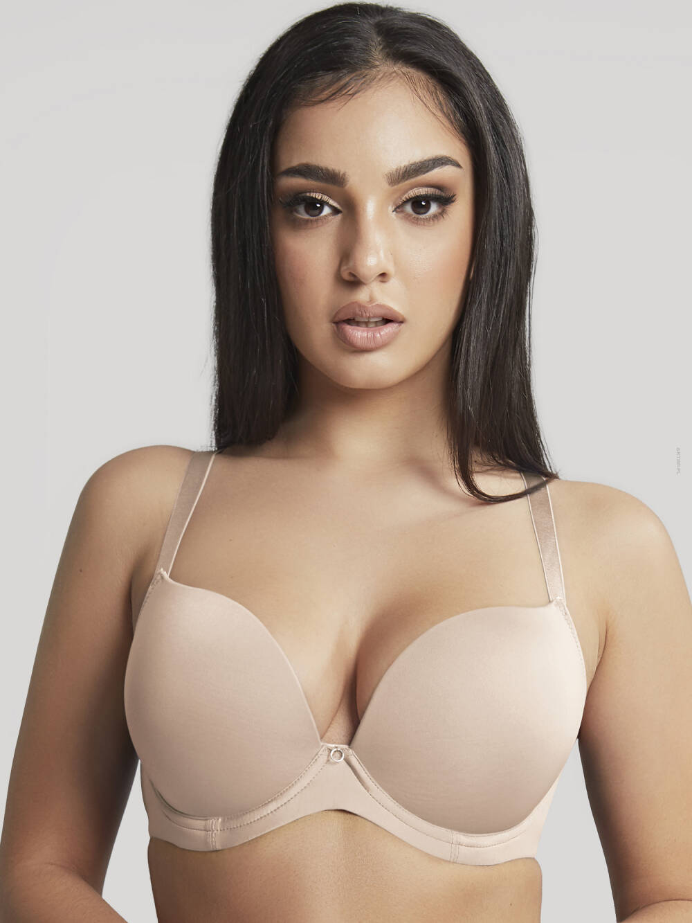 Cleo by Panache Faith Moulded Plunge Bra Latte biustonosz