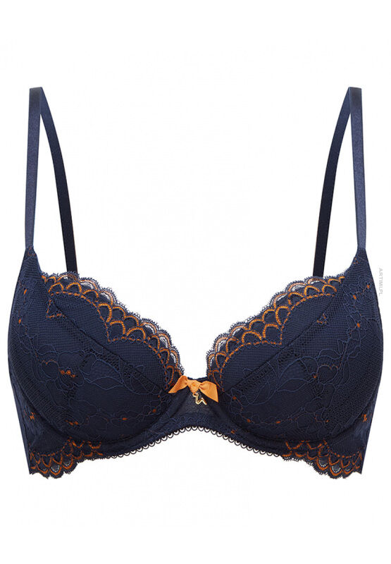 Gossard biustonosz superboost lace plunge bra Midnight Blue