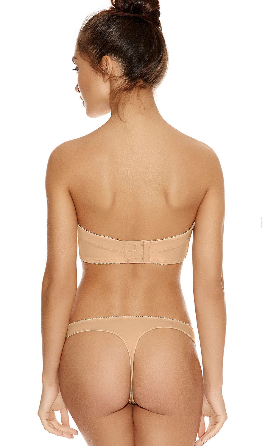 Freya Deco Moulded Strapless Bra Nude biustonosz