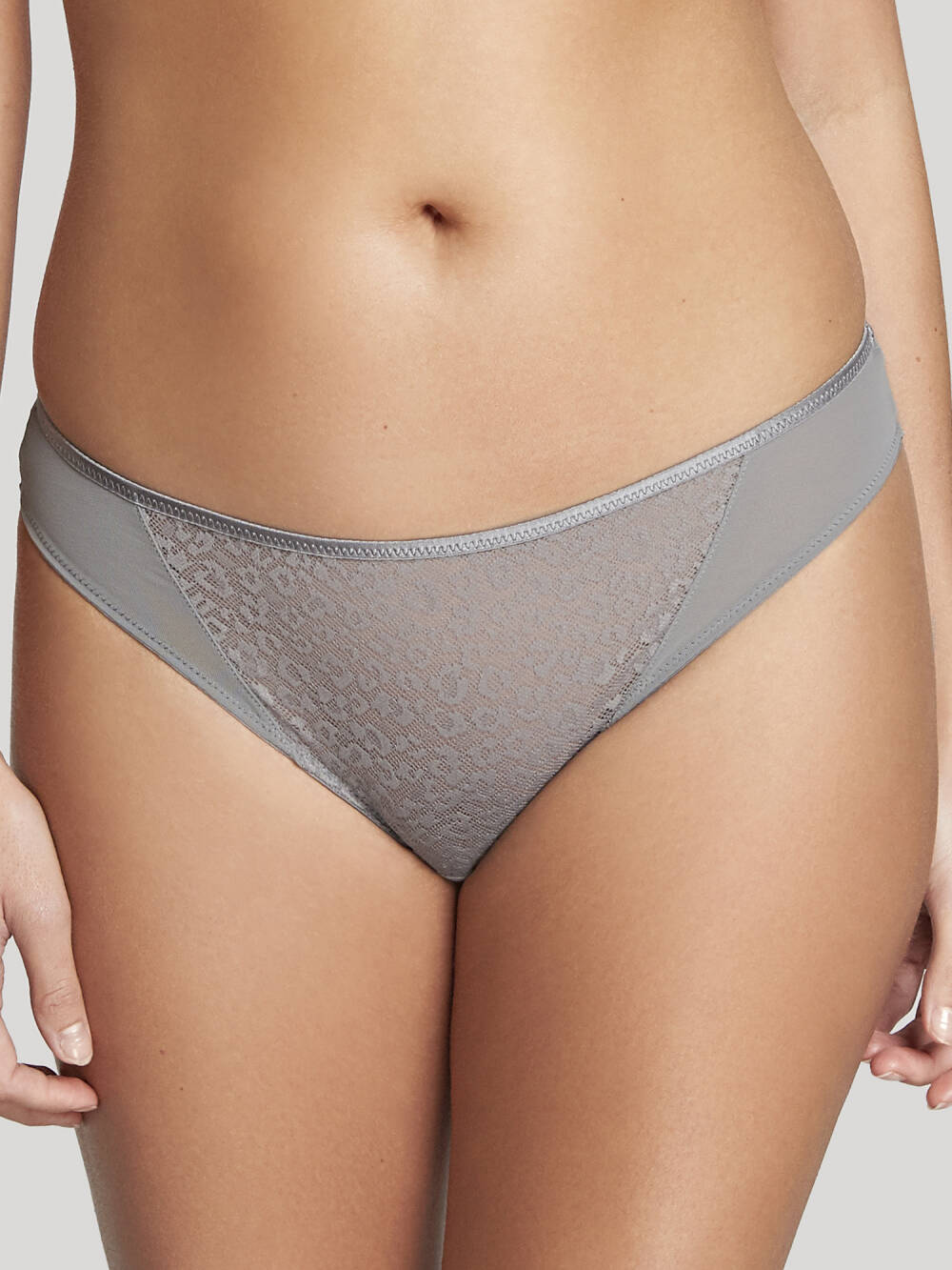 Cleo by Panache Sofia Dare Brazilian Brief Frost Grey figi brazylijskie