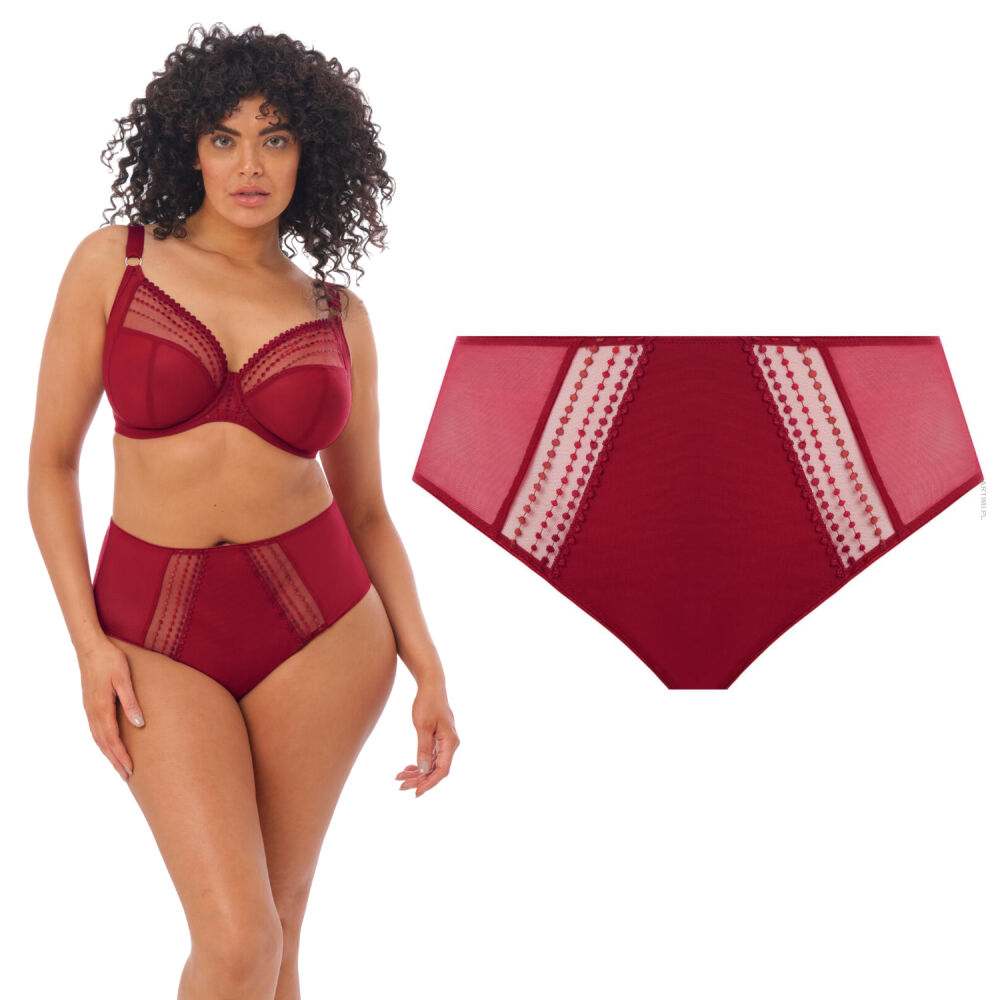 Elomi Matilda crimson wysokie majtki full brief