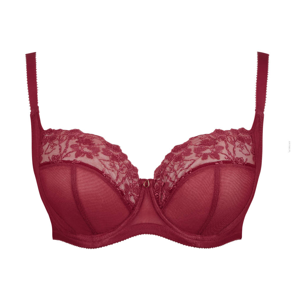 Panache Emilia miękki biustonosz na fiszbinach full cup Mineral Red