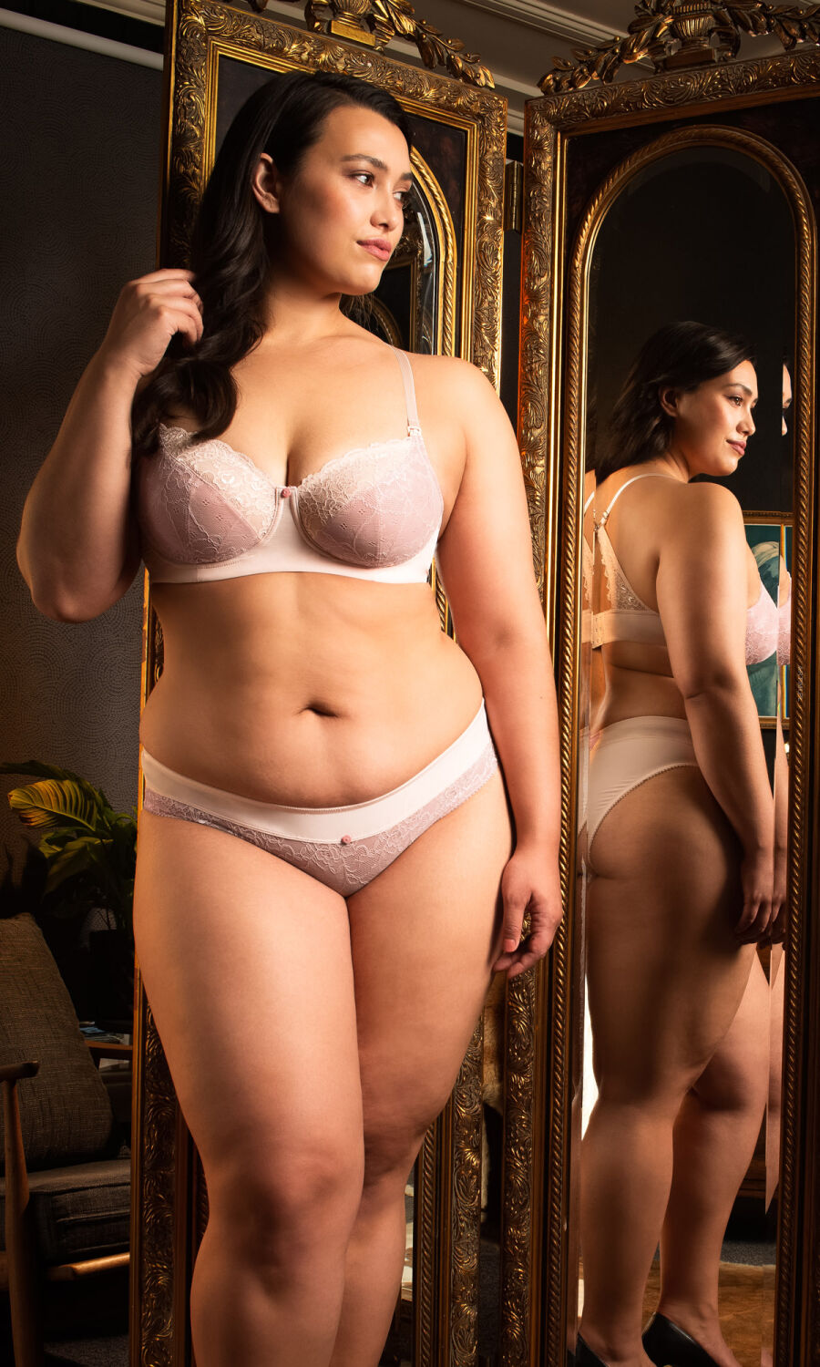 Hotmilk Temptation miękki biustonosz do karmienia Flexiwire Powder 