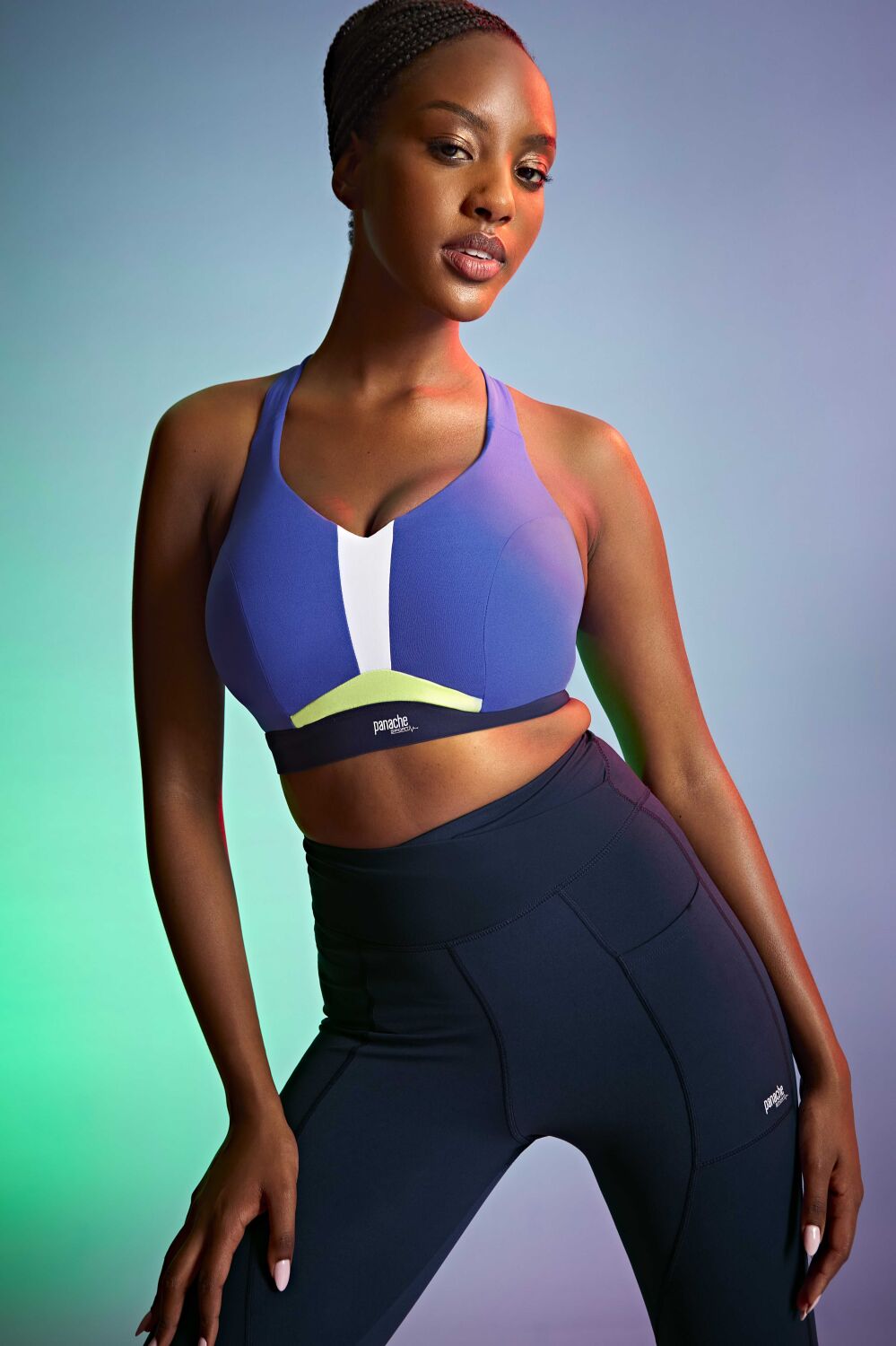 Panache Sport Endurance Wired Sports Bra Blue biustonosz sportowy nieusztywniany