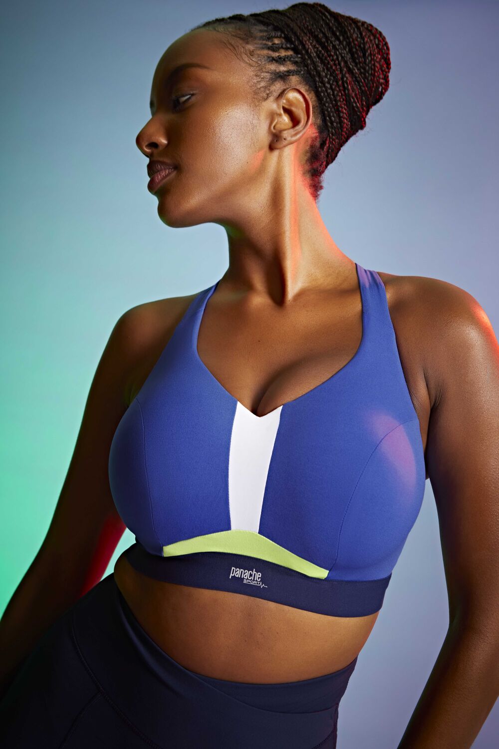 Panache Sport Endurance Wired Sports Bra Blue biustonosz sportowy nieusztywniany